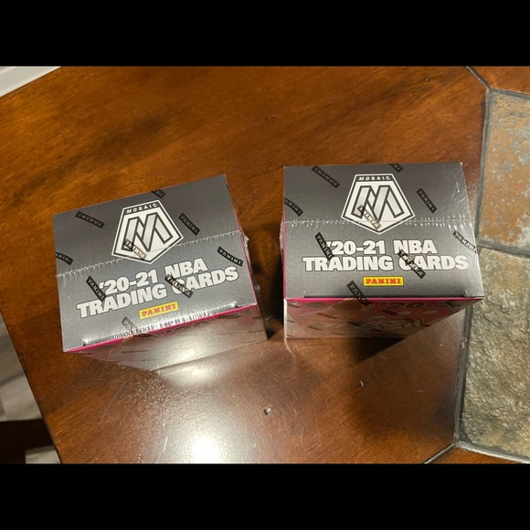 *SOLD EBAY* 2020-2021 Panini NBA Mosaic Basketball Trading Card (2) Two Blaster - Picture 2 of 3